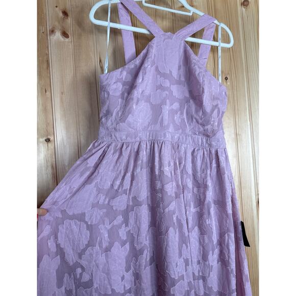 NWT Lulus Love and Beyond Mauve Pink Burnout Floral Maxi Dress Wedding Size XL - Picture 5 of 8